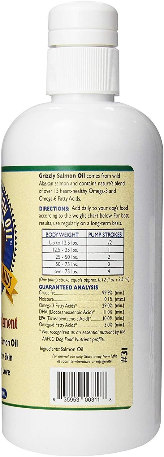 Grizzly Dog Salmon Oil Plus