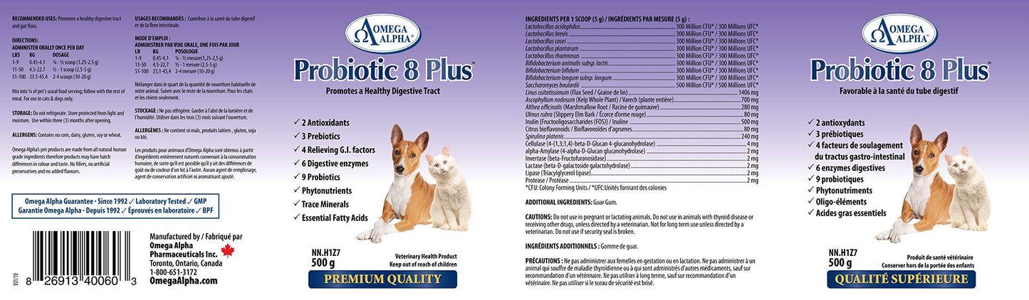 Omega Alpha Probiotic 8 Plus